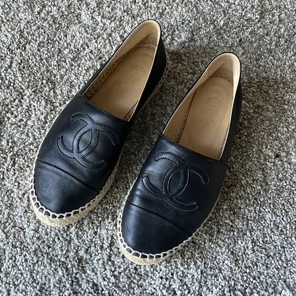 Chanel Lambskin Espadrilles - Picture 2 of 8